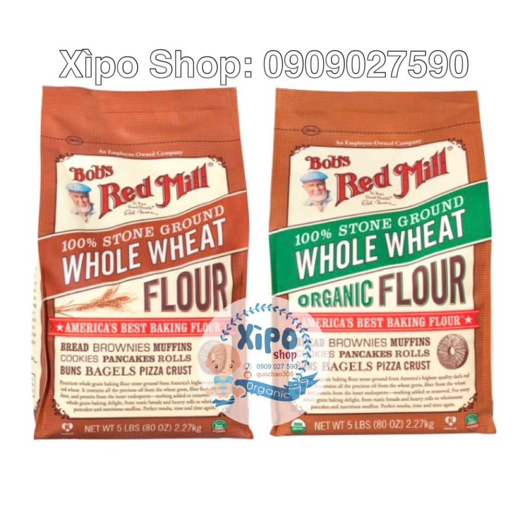 Bột Mì Nguyên Cám Hữu Cơ Bob's Red Mills