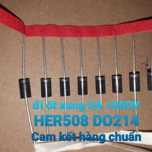 Combo 10 Diode xung HER 508 (5A 1000V)