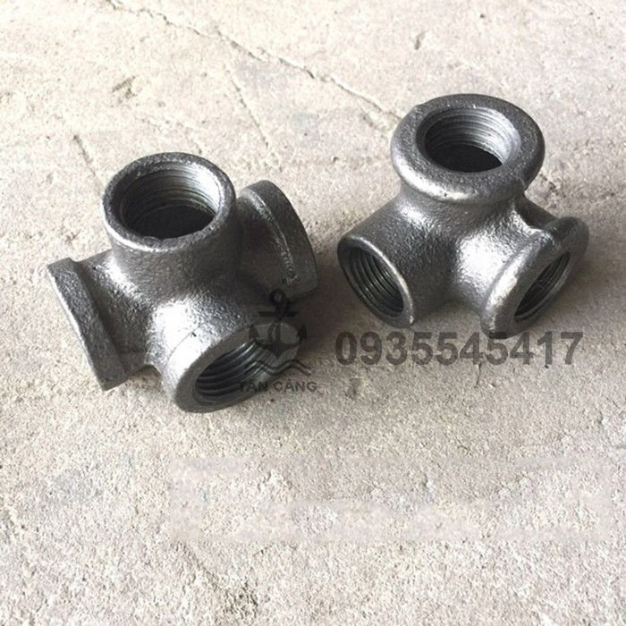 Co Nối 4 Hướng Ống Ø21 - 27 - 34