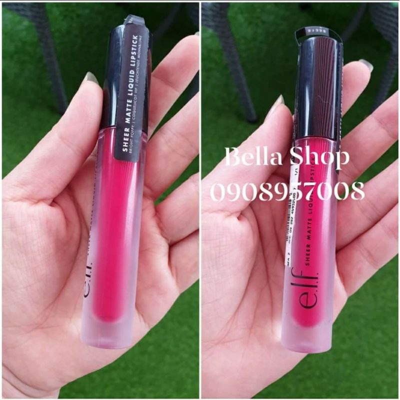 Son Elf Sheer Matte Liquid Lipstick màu BRIGHT POPPY. | BigBuy360 - bigbuy360.vn