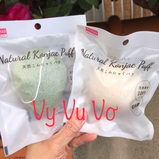 Mút rửa mặt Natural Konjac Puff