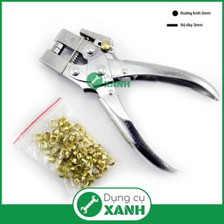 Kìm bấm lỗ giấy đường kính 5mm dày 30 tờ kèm khoen