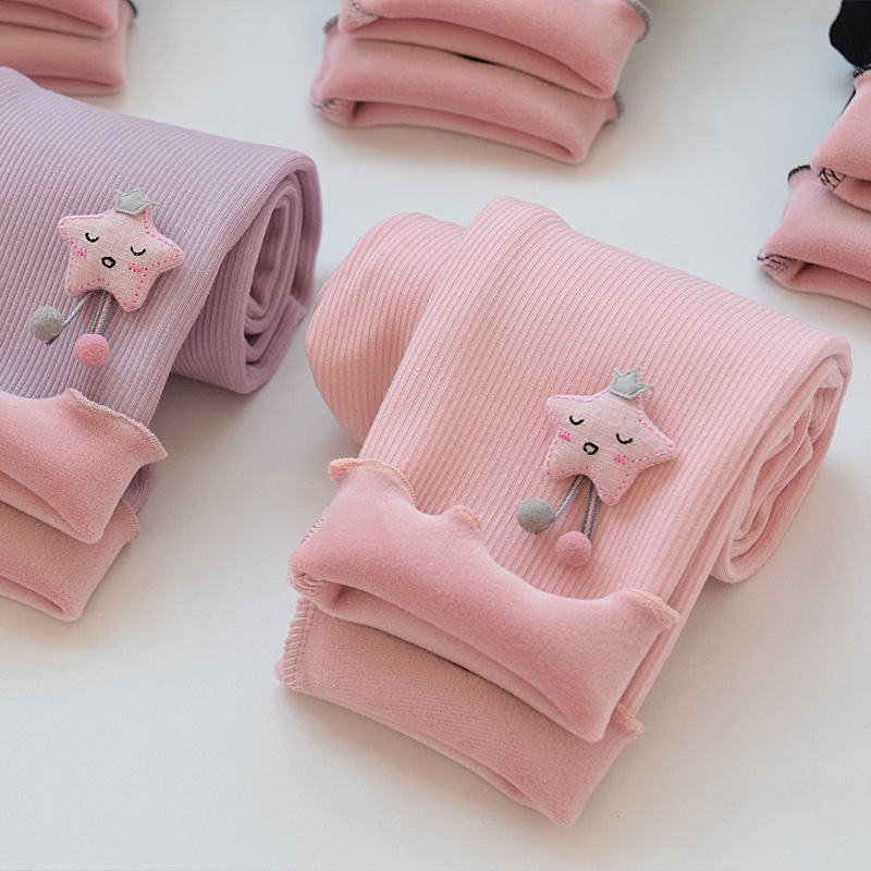 Quần dài IQ Angel lót lông cừu dày giữ ấm dành cho bé