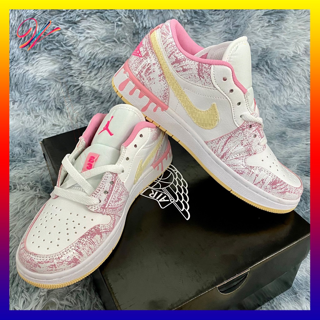 [BẢN TRUNG] Full phụ kiện giày Mid.GS.Pink siêu độc lạ