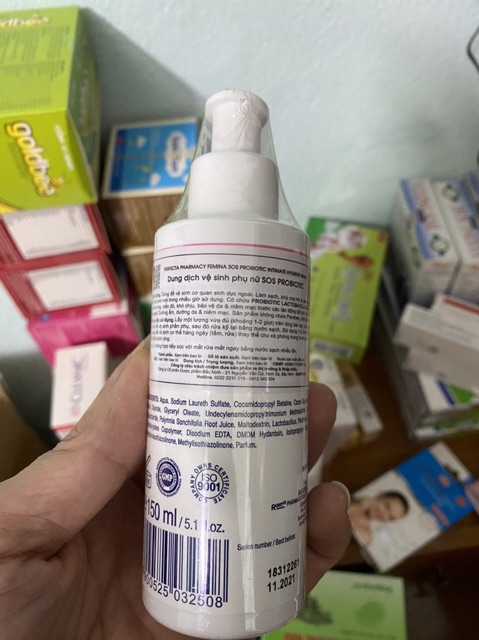 DUNG DỊCH VỆ SINH PHỤ NỮ - PERFECTA FEMINA SOS 150ML