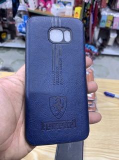 Ốp lưng Samsung S7 edge dẻo kiểu da vân logo