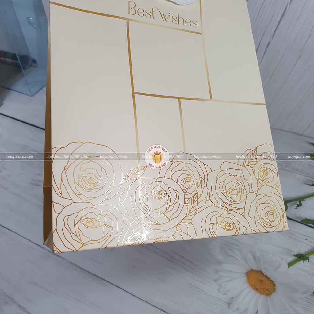 Túi giấy đựng quà size lớn 32x22x12cm - TG01