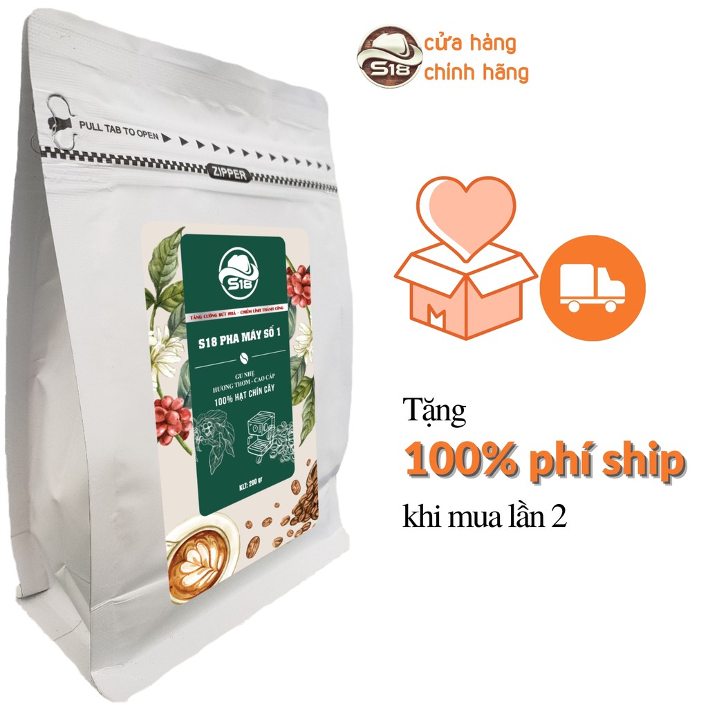 cà phê nguyên chất - pha phin, pha máy, arabica - robusta - culi - rang nguyên hạt, xay sẵn - s18 coffee | BigBuy360 - bigbuy360.vn