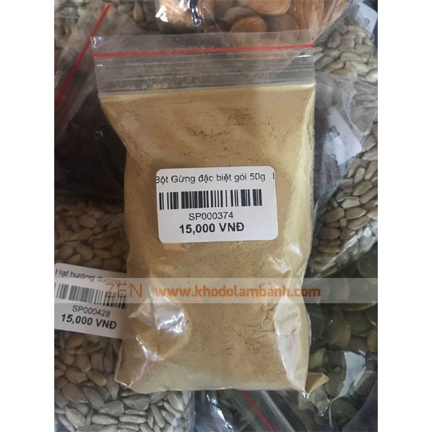 Bột Gừng đặc biệt gói 50g