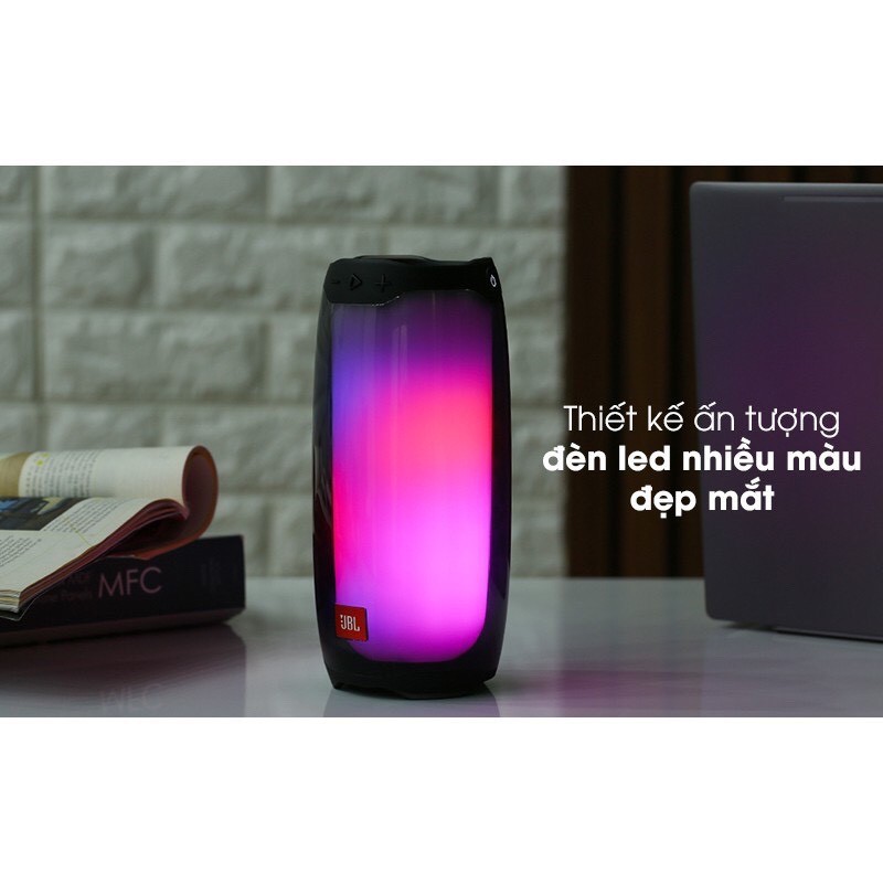 Loa Bluetooth JBL pulse 4 Đèn Led Âm Thanh Chuẩn Bass Căng Đét Hàng Cao Cấp