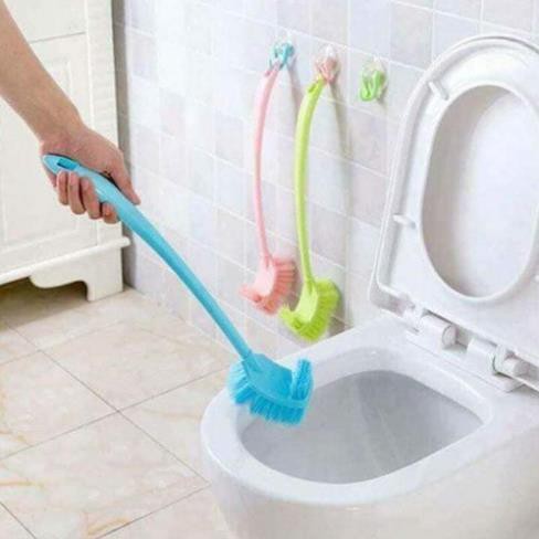 Chổi cọ toilet, vệ sinh tiện ích 2 đầu - Sieuthigiadinh.2021