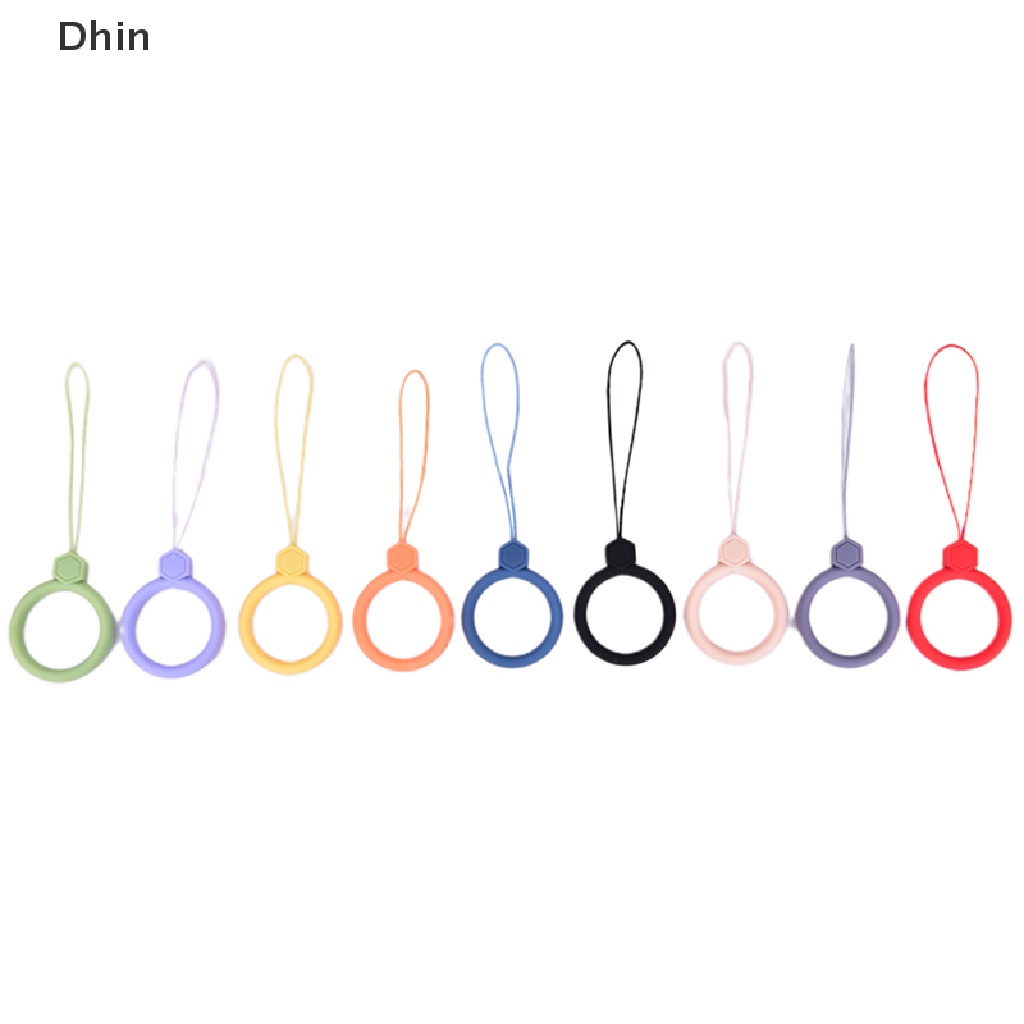 Dây Đeo Điện Thoại Bằng Silicon Có Vòng Nhẫn Đeo Ngón Tay Chống Thất Lạc Tiện Dụng