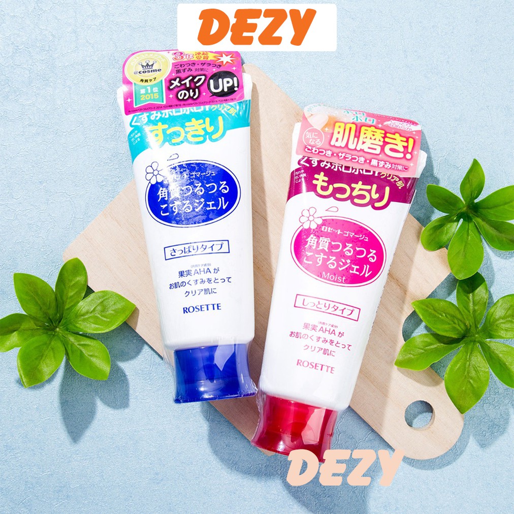 [CHÍNH HÃNG] Tẩy Tế Bào Chết Rosette Gel Nhật Bản - Tẩy Da Chết Mặt Da Khô Da Nhạy Cảm Dưỡng Ẩm Ngừa Lão Hóa Da Dezy