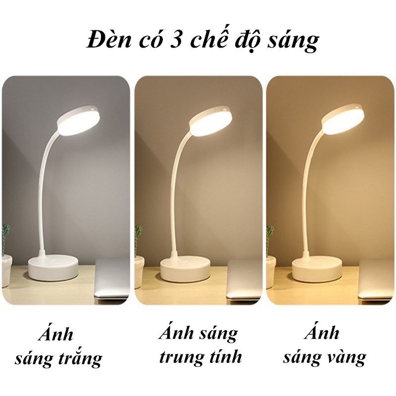 Đèn Bàn Học Sinh, Đèn Học Để Bàn Chống Cận, Bảo Vệ Mắt, Thiết Kế Nhỏ Gọn Tiện Lợi
