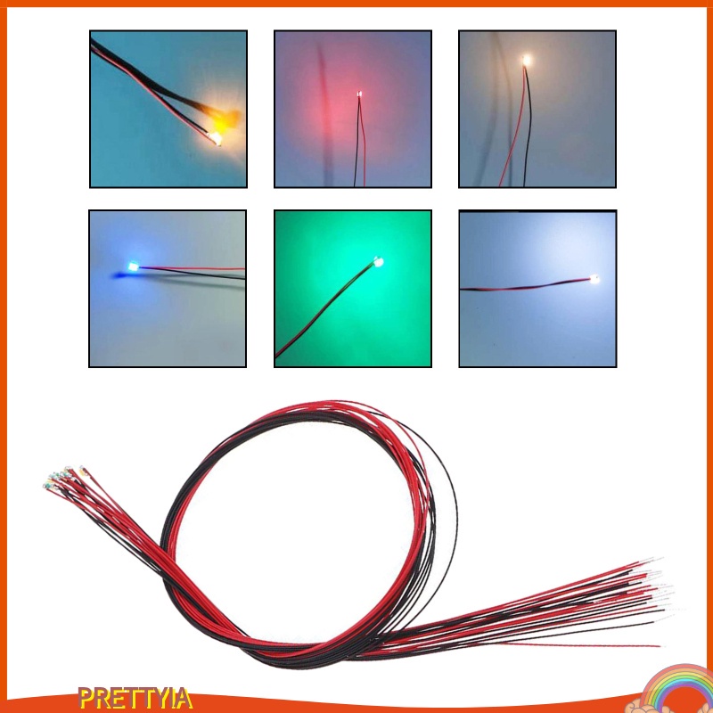 Set 10 đèn led mini trang trí tiểu cảnh sân vườn 30cm
