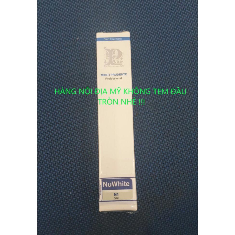 [Hàng Mỹ] Mibiti Prudente GIGA WHITE (5ml) Kem Làm Hồng Vùng Kín. Dòng NuWhite V1 - Sản Phẩm Số 1 Làm Hồng Trẻ Hóa Cô Bé