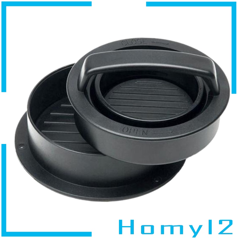 DIY Plastic Hamburger Meat Compactor Press Mold Grill Burger Maker Kitchen
