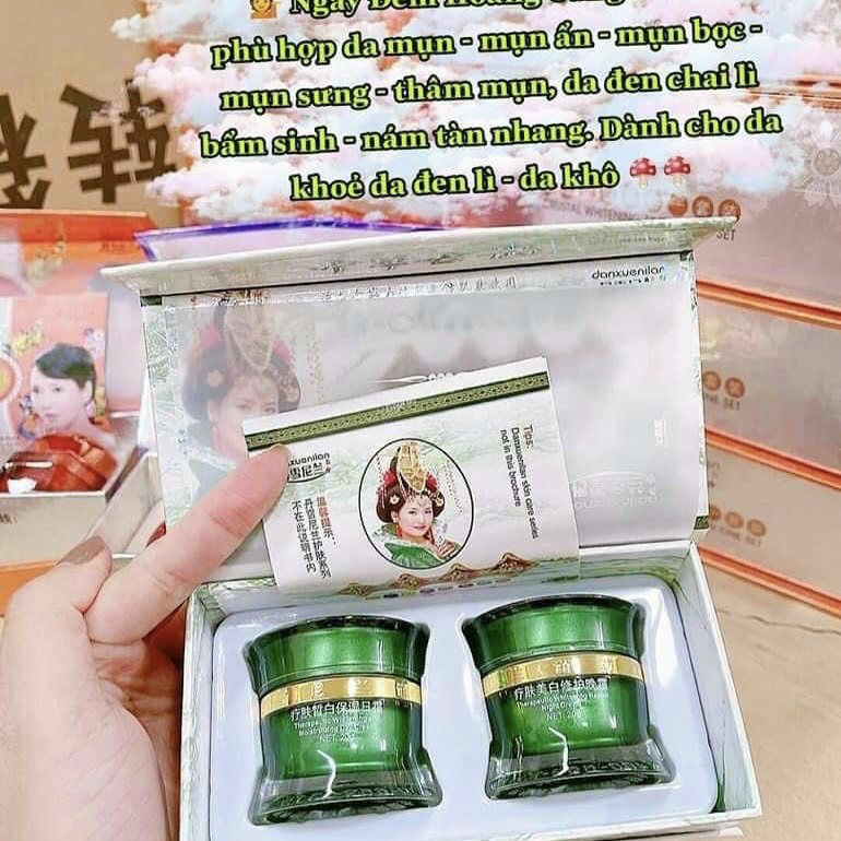 Bộ đôi ngày đêm hoàng cung xanh chính hãng 2in1