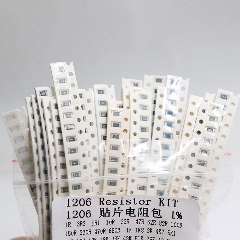 AUGUSTINA Set 660 Điện Trở 0603 0805 1206 SMD 33 Giá Trị 20 Cái = 660pcs 0603 0805 1206 Mẫu
