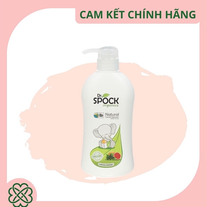 Nước rửa bình sữa Organic Dr.Spock 450ml