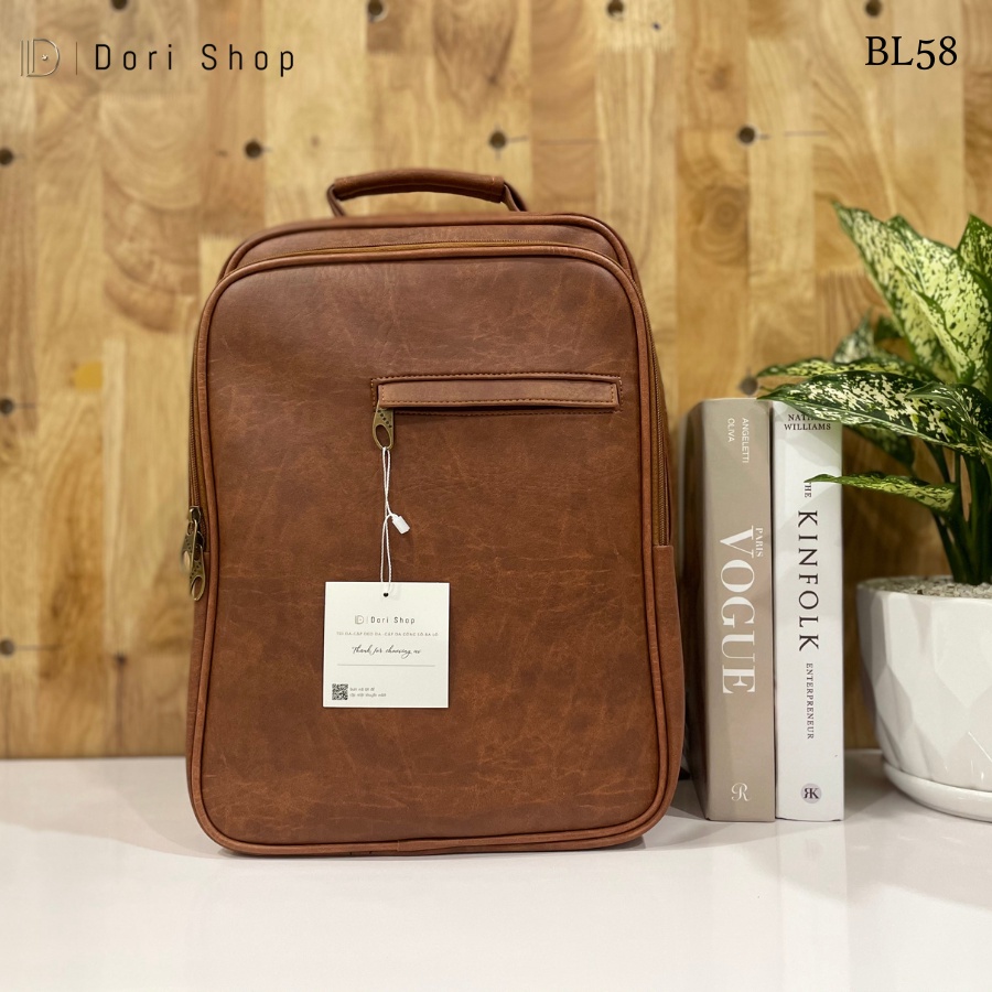 BA LÔ DA CAO CẤP - BALO  ĐỂ LAPTOP THỜI TRANG - DORI SHOP | BL58