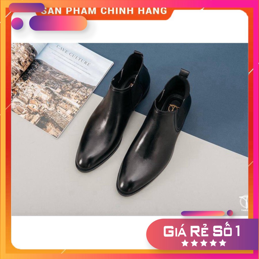 Giày CHELSEA BOOTS ❤️ HT.NEO ❤️ Hàng cao cấp da bò thật 100% hot trend 2021 da mềm lót êm đi cực thoải mái chân(dn25-de)