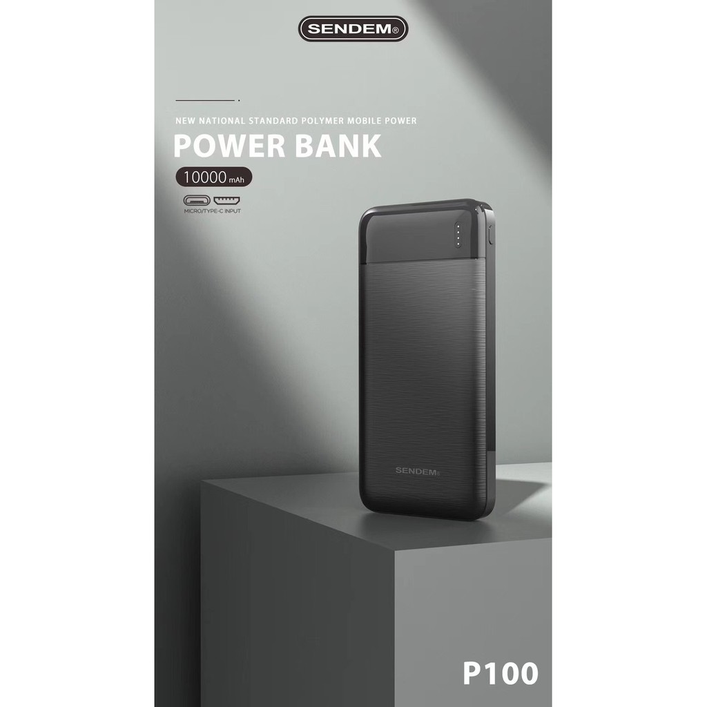 Sạc dự phòng Sendem P100 10000Mah