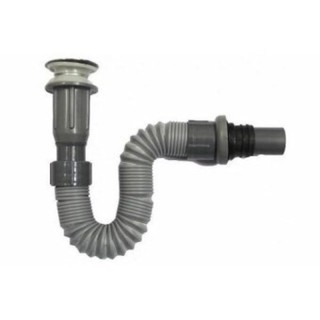 Xi phông thoát nước chậu rửa mặt thân nhựa đầu inox lõi đồng(hàng cao cấp)