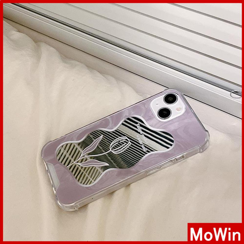 Ốp điện thoại mặt gương acrylic chống sốc họa tiết vân đá thích hợp cho iPhone 11 13 Pro Max 12 Pro Max 7+ x xr xs max