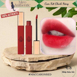Son kem 3ce Cloud lip tint MACCARON RED - đỏ tươi