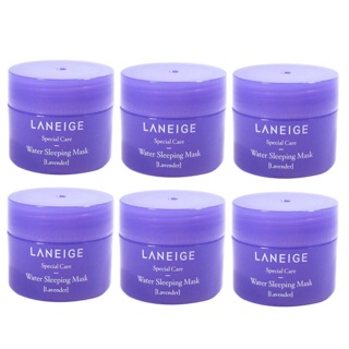 Combo 6 Mặt Nạ Ngủ Hương Lavender Laneige Water Sleeping Mask minisize 15ml