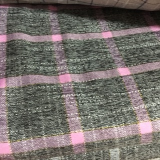 Vải kẻ may vest siêu đep