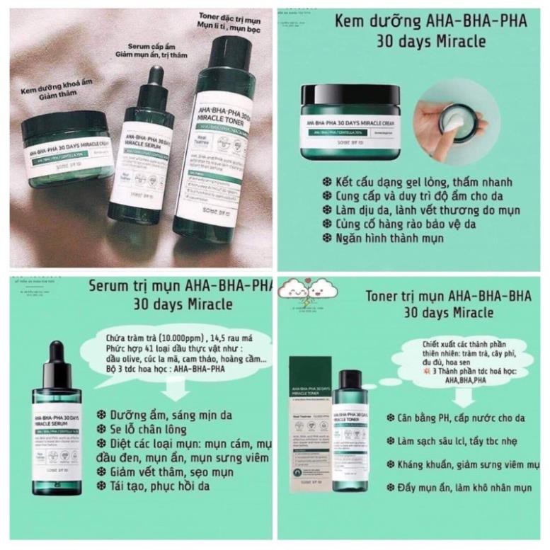 [Combo] Some By Mi AHA BHA PHA 30days Miracle