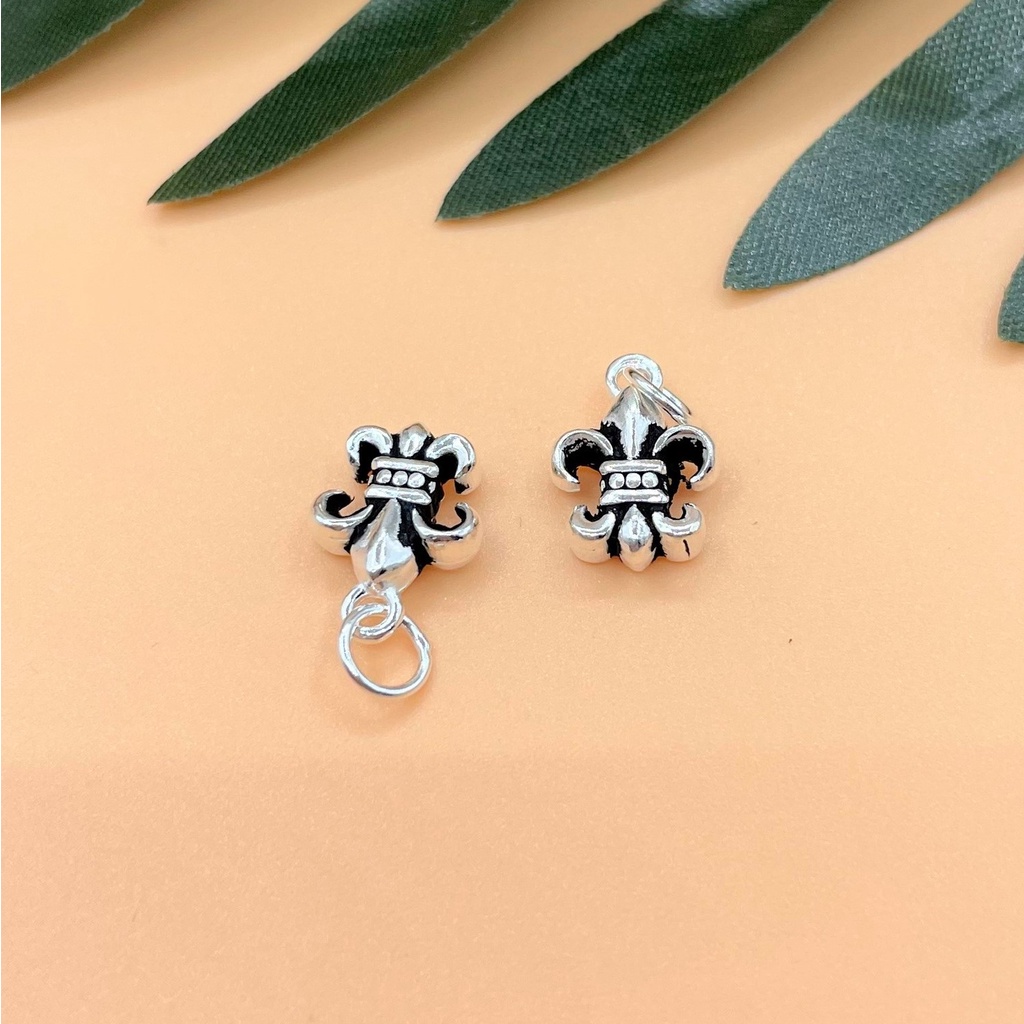 Charm móc treo hình lưỡi cây thương bạc thái - Charm bạc 925 - Mã CA930