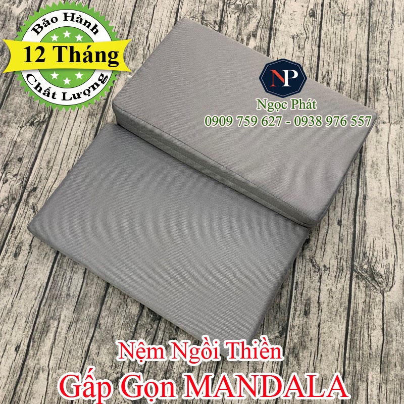 Nệm Lót Ngồi Thiền - Tọa Cụ Bồ Đoàn YOGI 60x50cm Gấp Gọn, Giúp Xoa Dịu Stress, Thư Giãn - Tốt Cho Sức Khỏe.