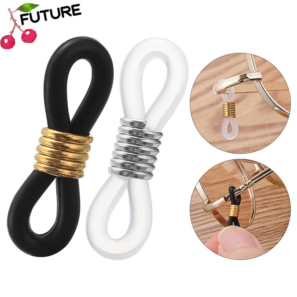 Set 50 Phụ Kiện Giữ Dây Đeo Mắt Kính Màu Trắng Đen Chống Trượt Có Thể Điều Chỉnh Giá Đỡ