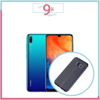 Ốp dẻo autofocus vân da cho HUAWEI Y7 PRO 2019