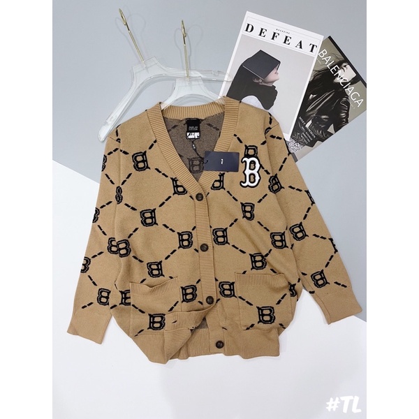 Áo khoác len hoạ tiết B