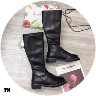 Boot đùi gân nạm đinh viền đế