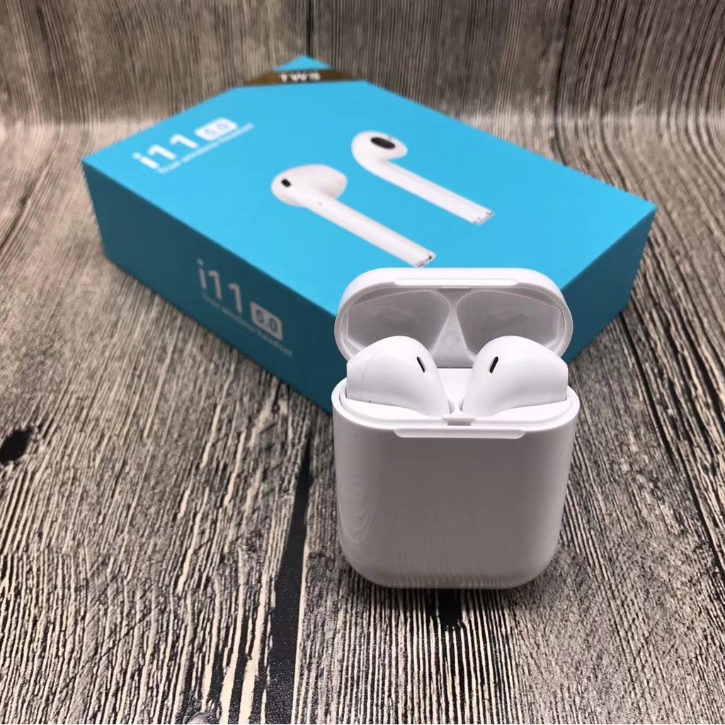 TAI NGHE BLUETOOTH KHÔNG DÂY AIRPOD I11S TWS ĐIỀU KHIỂN CẢM BIẾN HIFI CHO ANDROID iOS