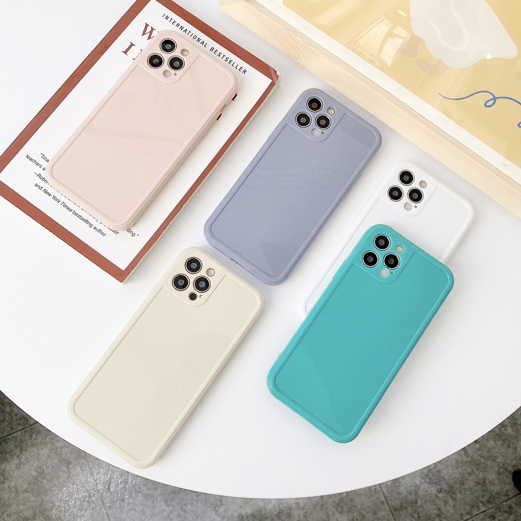 Ốp Lưng Màu Trơn Có Giá Đỡ Hình Camera Sáng Tạo Cho Xiaomi 10 Pro T Pro Redmi K30 I S Pro Poco X2 Pocphone F2 Pro