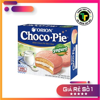 Bánh ChocoPie sữa chua HOT bần bật date mới liên tục loại 360g
