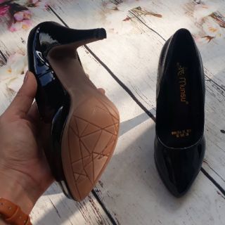 Cao gót bít mũi đúp cao 10cm