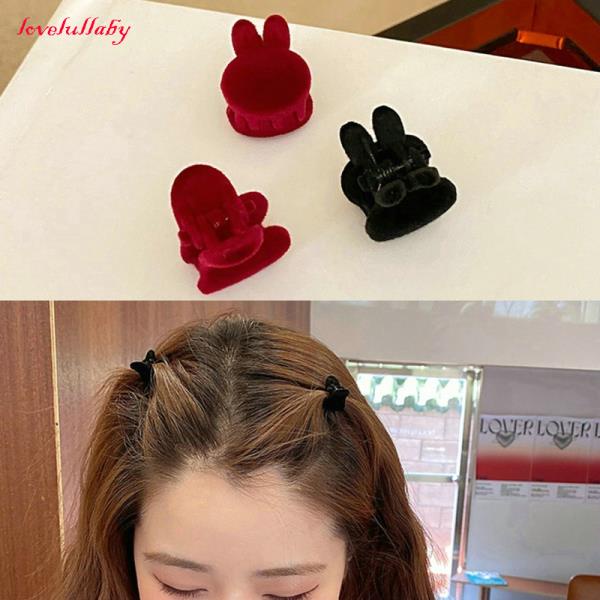 Kẹp tóc thiết kế trái tim/ thỏ nhiều màu sắc tùy chọn đáng yêu dành cho nữ
