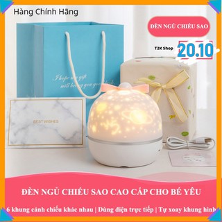 Đèn ngủ chiếu sao, đại dương, vũ trụ ngân hà tự động xoay cao cấp cho bé yêu - T2K Shop