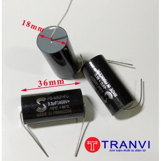 TỤ PHÂN TẦN LOA TREBLE 3,3MF 400V-BỘ 2 CÁI
