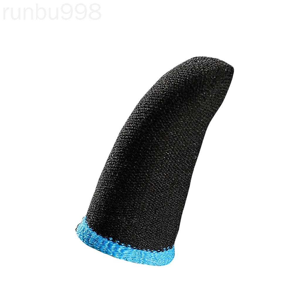 Bộ 2 găng ngón tay dệt kim co giãn chống mồ hôi dùng chơi game tiện dụng