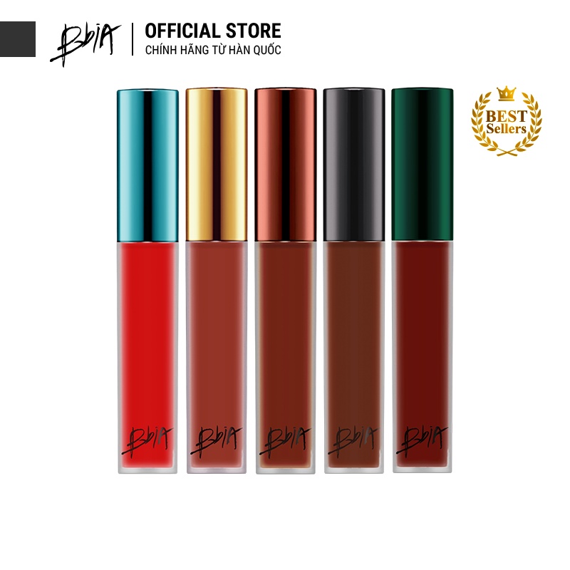 Son kem lì Bbia Last Velvet Lip Tint - Màu HOT nàng yêu (02, 12, 25, 38, A5) 5g - Bbia Official Store | Thế Giới Skin Care