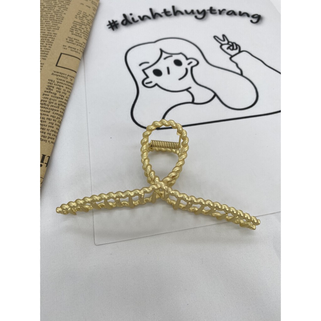 Kẹp Tóc Cỡ Lớn❤️𝙁𝙍𝙀𝙀𝙎𝙃𝙄𝙋❤️Kẹp Càng Cua Sang Chảnh Phong Cách Hàn Quốc