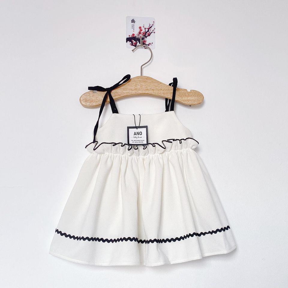 ĐẦM 2 DÂY TRẮNG Ano baby house